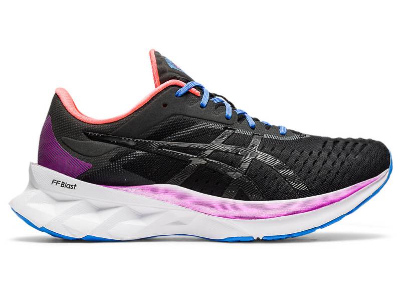 Sapatilhas Running Asics NOVABLAST Mulher Pretas, 7795A810.609